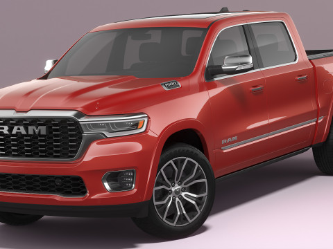 Ram 1500 Tungsteno 2026 Modello 3D