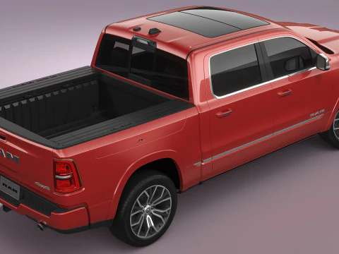 Ram 1500 Tungsten 2026 3D Model
