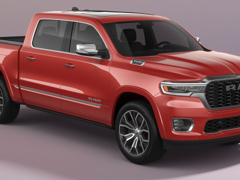 Ram 1500 Tungsteno 2026 Modello 3D