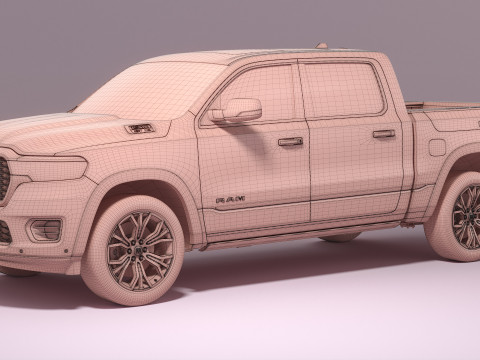 Ram 1500 Tungsteno 2026 Modello 3D