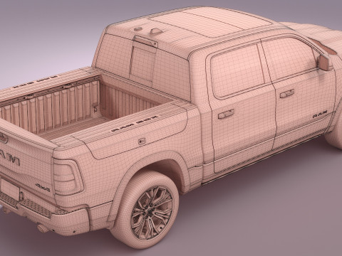 Ram 1500 Tungsteno 2026 Modello 3D