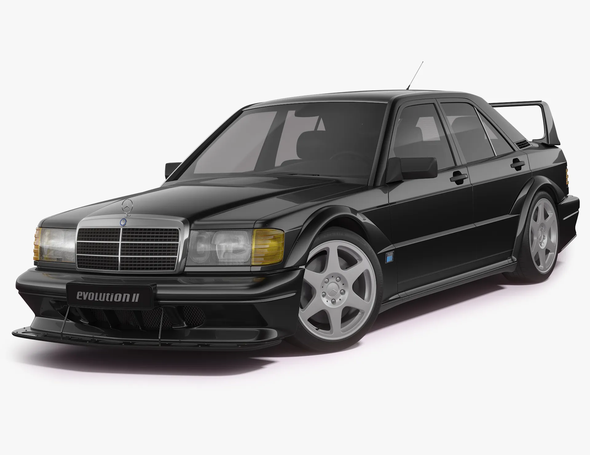 Mercedes-Benz 190E Evoluci&oacute;n II Modelo 3D .c4d .max .obj .3ds .fbx .stl .blend 