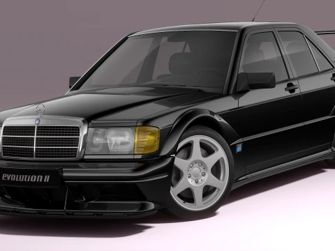 Mercedes-Benz 190E Evoluci&oacute;n II Modelo 3D