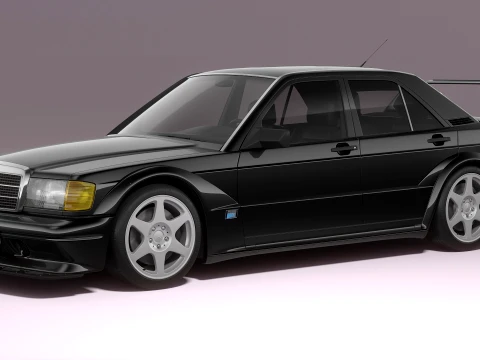 Mercedes-Benz 190E Evoluci&oacute;n II Modelo 3D