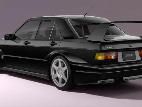 Mercedes-Benz 190E Evoluci&oacute;n II Modelo 3D