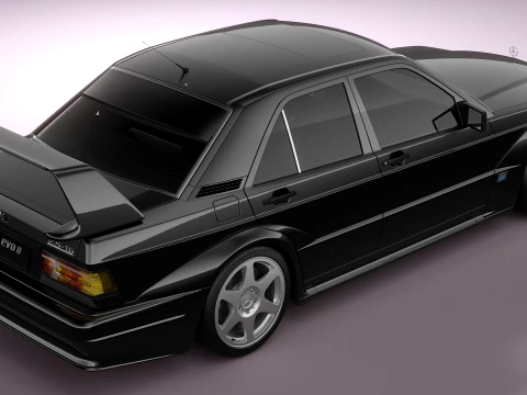 Mercedes-Benz 190E Evoluci&oacute;n II Modelo 3D