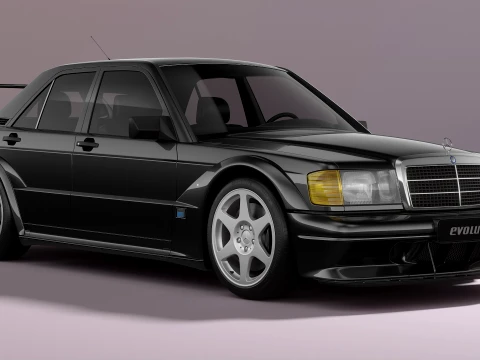 Mercedes-Benz 190E Evoluci&oacute;n II Modelo 3D