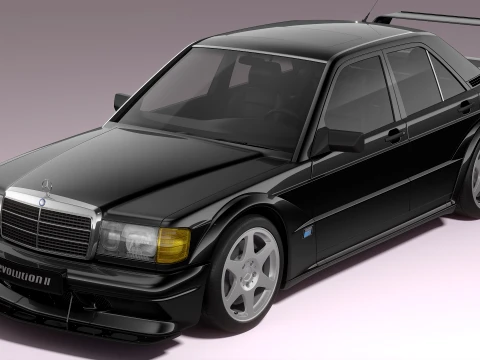 Mercedes-Benz 190E Evoluci&oacute;n II Modelo 3D