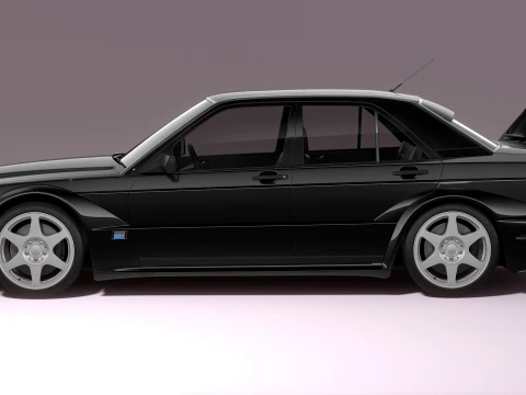 Mercedes-Benz 190E Evoluci&oacute;n II Modelo 3D