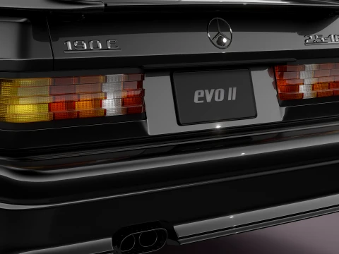 Mercedes-Benz 190E Evoluci&oacute;n II Modelo 3D