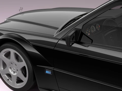Mercedes-Benz 190E Evoluci&oacute;n II Modelo 3D