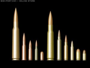 nato ussr firearms cartridges 3D Model
