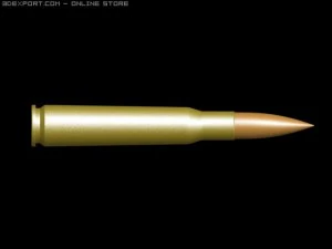 nato ussr firearms cartridges 3D Model