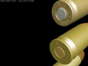 nato ussr firearms cartridges 3D Model