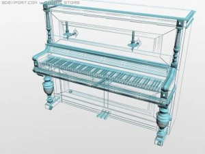 piano shreder 3D Model