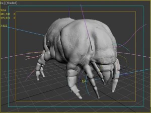 dust mite 3D Model