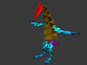 penguin rigged with maps 3D Model