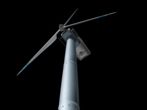 electric windmill Model 3D