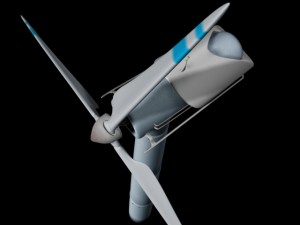 electric windmill Model 3D