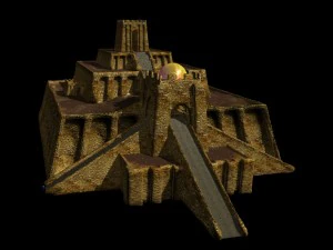 ziggurat Modello 3D