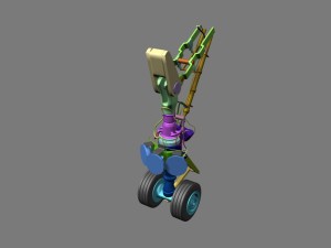 landing gear detailed 3D Модель