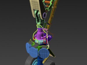 landing gear detailed Modelo 3D