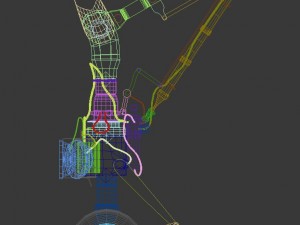 landing gear detailed Modelo 3D