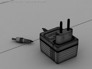 ac-dc adapter 3Dモデル