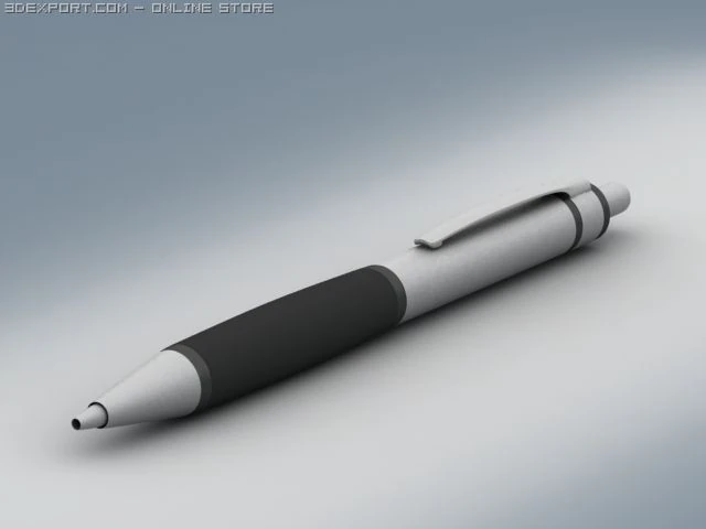 automatical pencil 3D Model .c4d .max .obj .3ds .fbx .stl .blend 