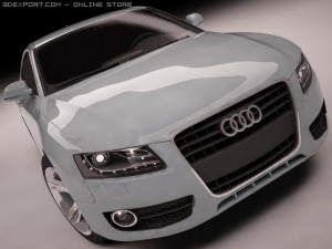 audi a5 30 tdi 2007 quattro_0 Modelo 3D