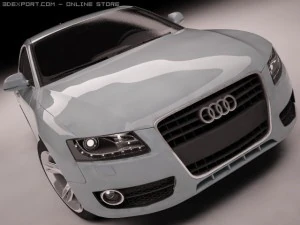 ऑडी ए5 30 टीडीआई 2007 क्वाट्रो 0 3D मॉडल
