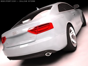audi a5 30 tdi 2007 quattro_0 Modèle 3D