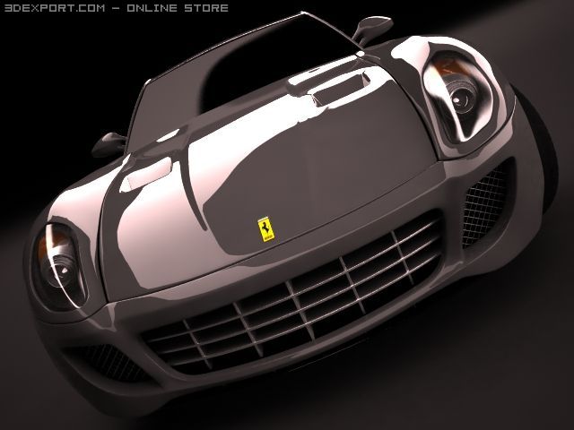 2006 ferrari 599 gtb 3D Model .c4d .max .obj .3ds .fbx .stl .blend 
