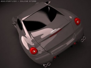 2006 ferrari 599 gtb 3D Model
