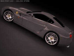 2006 ferrari 599 gtb 3D Model
