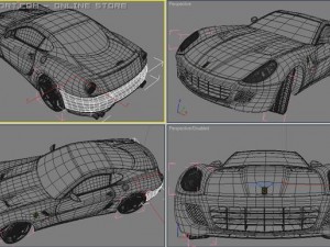 2006 ferrari 599 gtb 3D Model