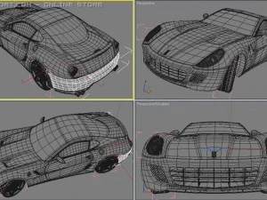 2006 ferrari 599 gtb 3D Model