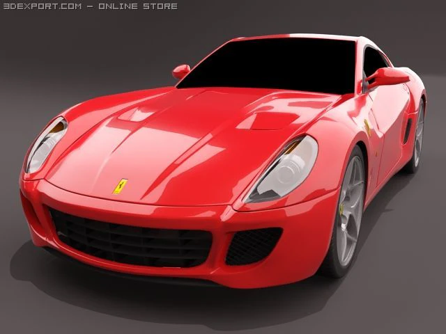 2006ferrari599gtbmraymidres 3D Model .c4d .max .obj .3ds .fbx .stl .blend