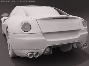 2006ferrari599gtbmraymidres Model 3D