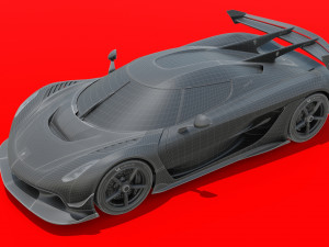 koenigsegg jesko Model 3D
