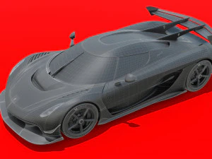 koenigsegg jesko 3D Model