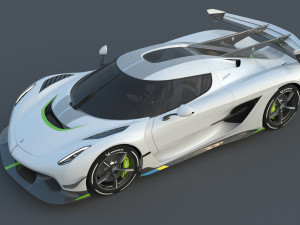 koenigsegg jesko Model 3D