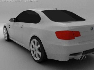 bmw m3 2008 Model 3D