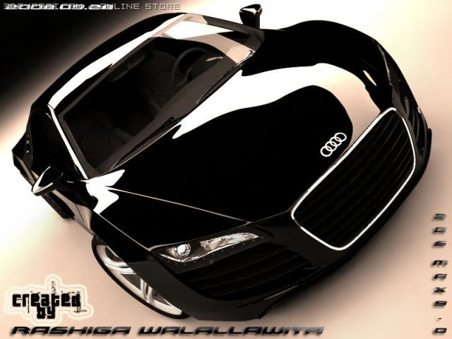 audi r8 ver2 0 3D Model .c4d .max .obj .3ds .fbx .stl .blend 