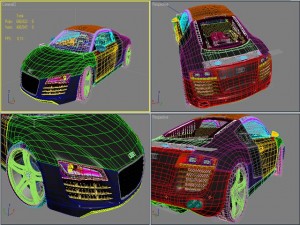 audi r8 ver2_0 3D-Modell