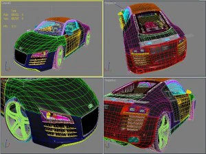 audi r8 ver2 0 3D Model