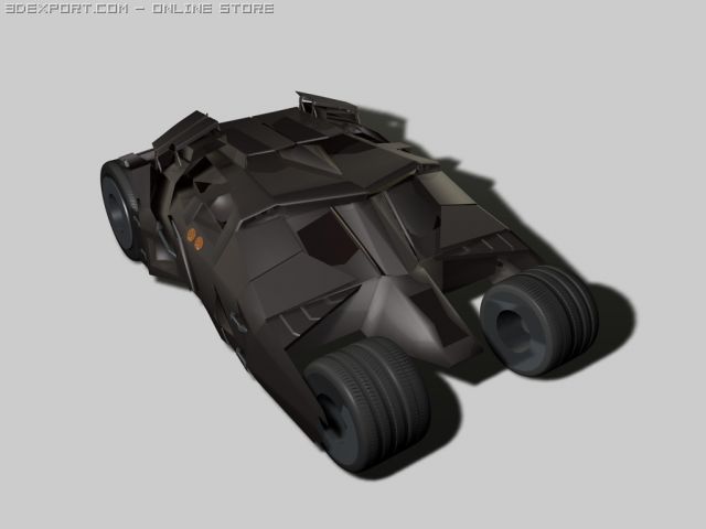 batnam car 3D मॉडल .c4d .max .obj .3ds .fbx .stl .blend