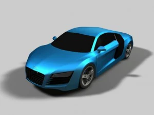 audi r8 2008 3D Model