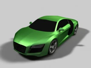 audi r8 2008 3D Model