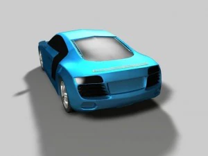 audi r8 2008 3D Model